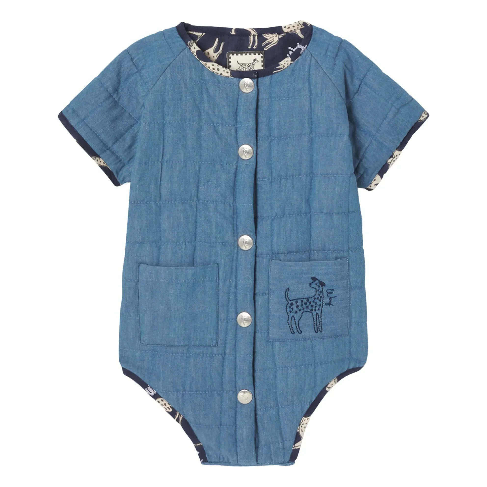 Apaches - Dadi Chambray Overall | Blau