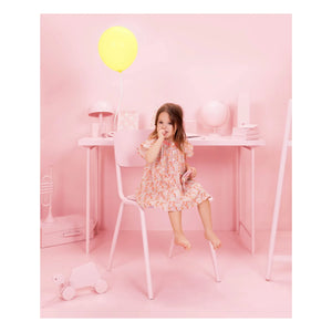 Bonton - Noisette Fleurie Raffkleid | Rosa