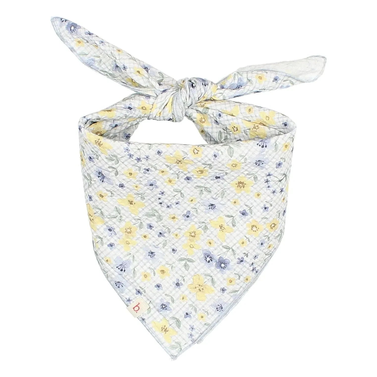 Búho - Halstuch mit Blumenmuster | Hellblau
