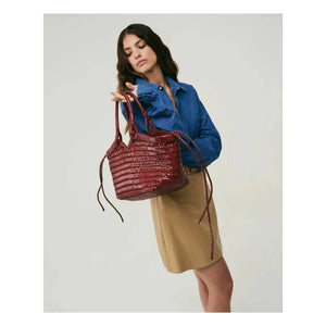Vipera - Crudelia Ledertasche | Dunkelrot