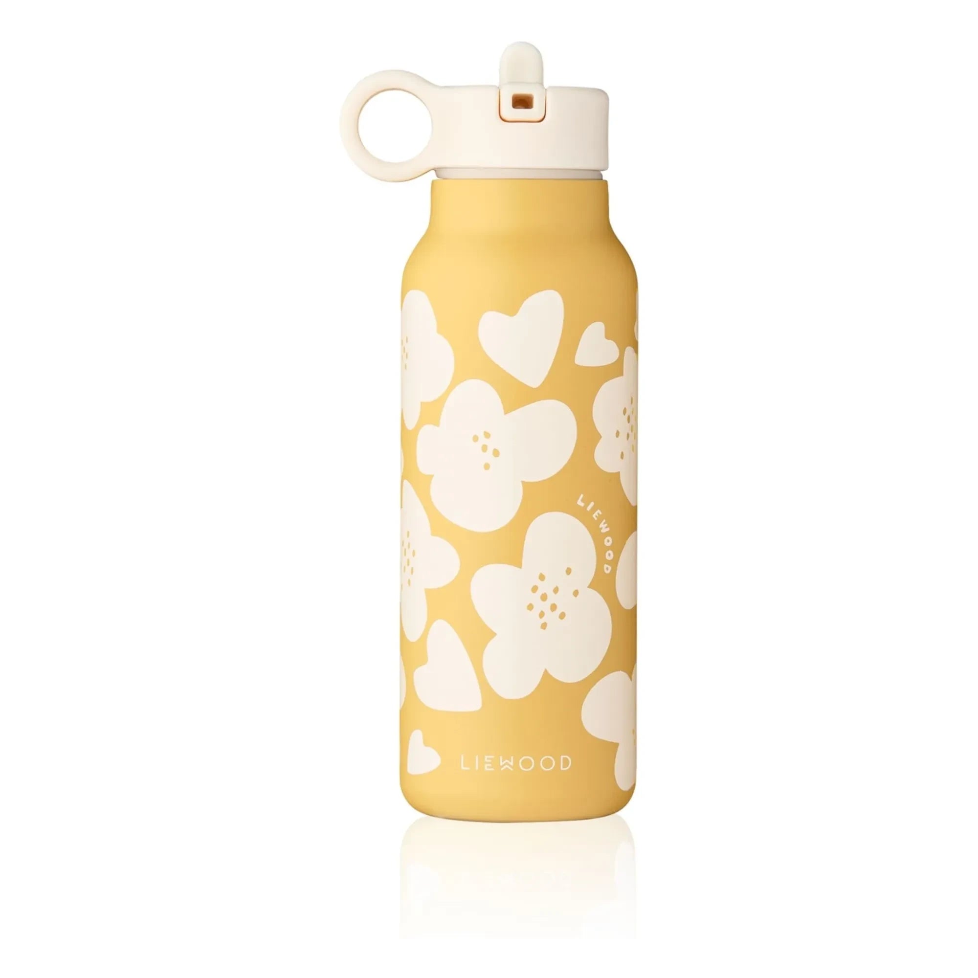 Liewood – Falk Trinkflasche – 350 ml | Blossom/Zitronengelb