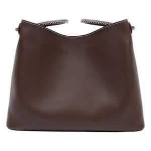 Elleme - Vosges Genarbtes Leder Tasche | Dunkelbraun
