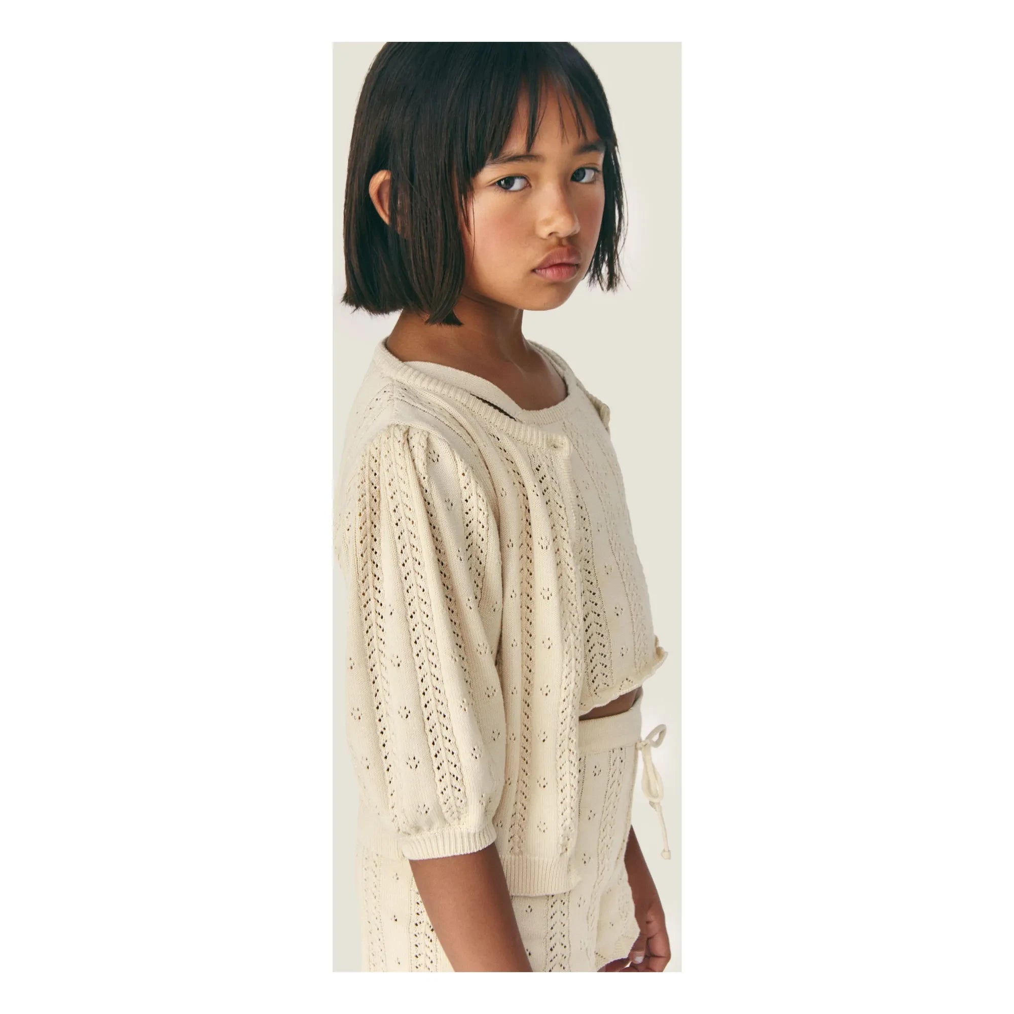 Mipounet - Nilda Strickjacke | Ecru