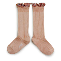 Collégien - Socken Elisabeth | Staubiges Rosa