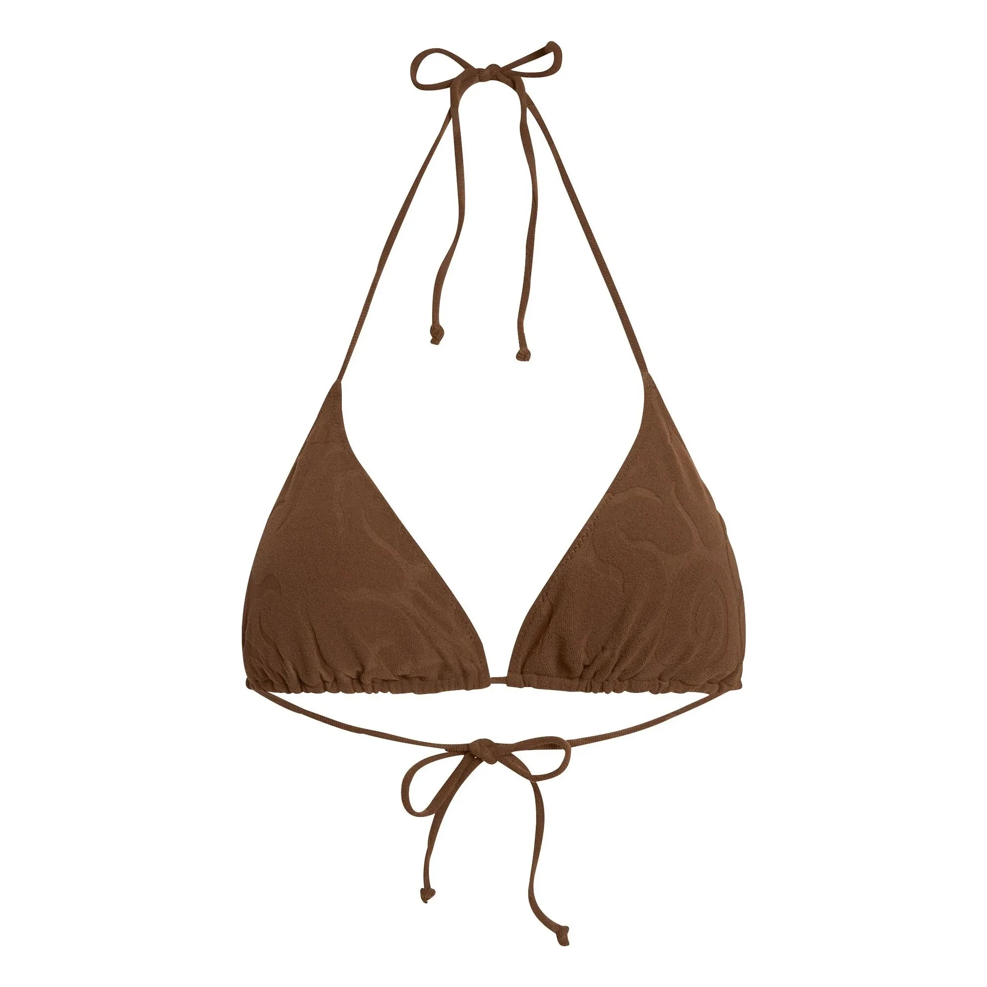 OAS - Sunero Calia Texturiertes Bikini-Oberteil | Braun