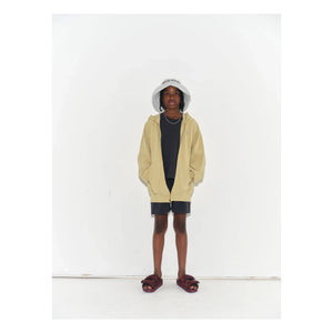 Main Story – Oversize Sweatshirt aus Bio-Baumwolle mit Reißverschluss | Pistaziengrün