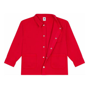 Petit Bateau - Jeans-Arbeitsjacke | Vermillion