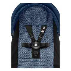 Stokke® - YOYO³ 0+ Neugeborenen-Kinderwagen Schwarzes Gestell | Air France Blau