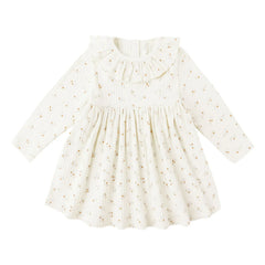 Rylee + Cru - Geripptes Kleid | Ecru