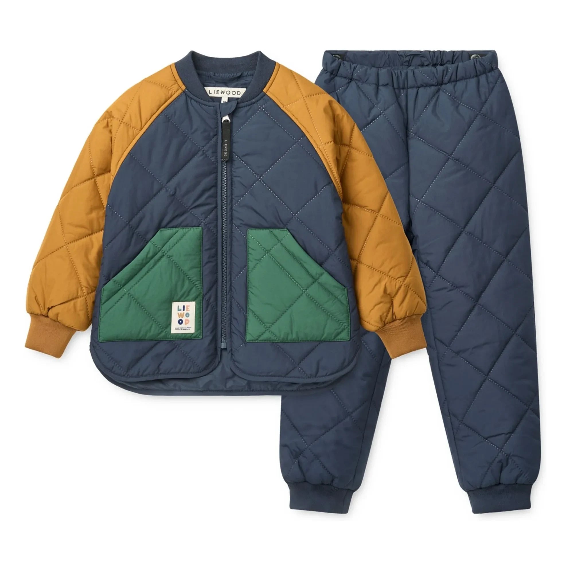 Liewood - Zella Thermo-Set aus recycelten Fasern | Marineblau