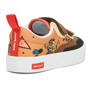 Hello Hossy - Mascots Ride Comic-Sneaker | Braun