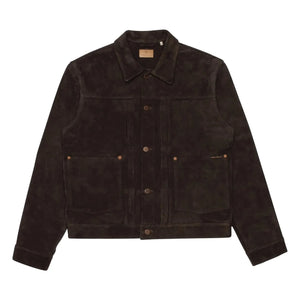 Nudie Jeans - Dante II Wildlederjacke | Dunkelbraun