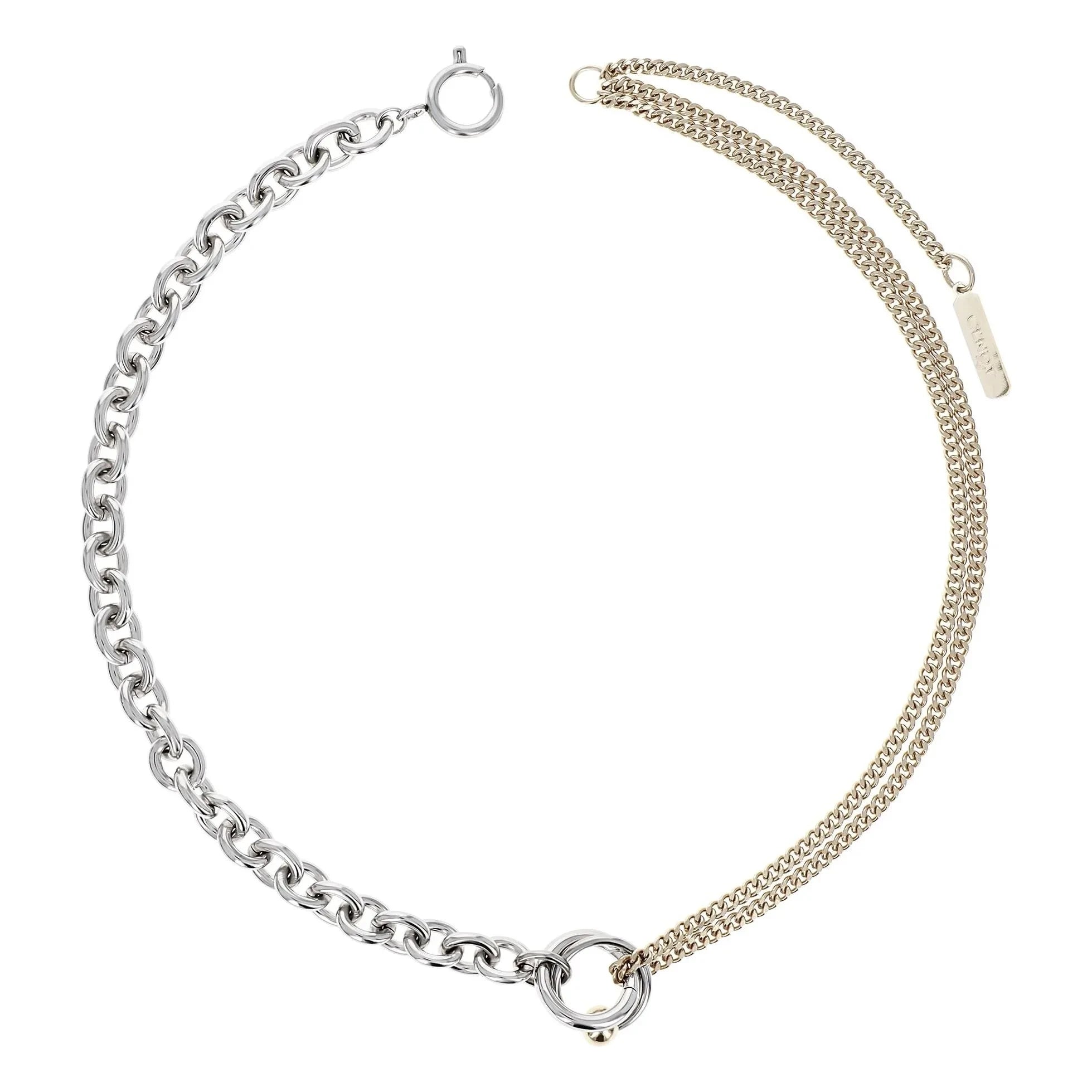 Justine Clenquet - Faith Halskette | Gold/Silber