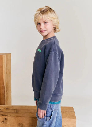 AO76 - Oscar Doggy aus recycelter Baumwolle Sweatshirt | Kohlegrau