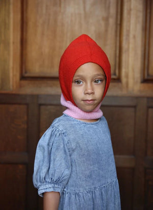 Hvid - Eddy Merino Wolle Balaklava | Rosa