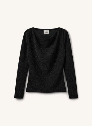Sofie Schnoor - Cillysy Paillettenbluse | Schwarz