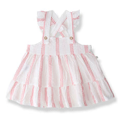 1+ in the family - Gestreiftes Joncols Kleid | Blush