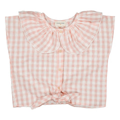 Louis Louise - April Vichy Bluse | Blassrosa