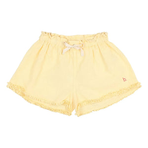 Búho - Rüschenshorts aus Bio-Baumwolle | Gelb