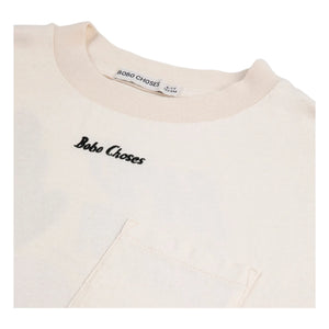 Bobo Choses - Rapid Radish Oversized T-Shirt Bio-Baumwolle | Weiß
