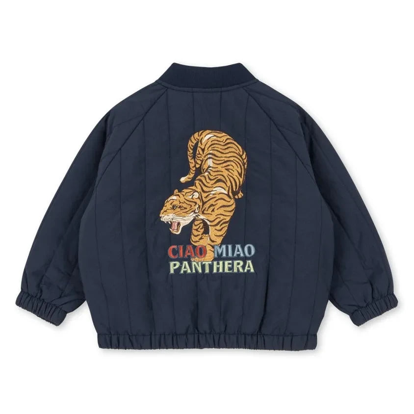 Konges Sløjd - Juno Tiger Bomberjacke | Dunkelblau