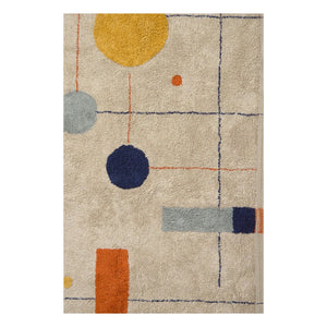 Lorena Canals - Geometrisches Muster Teppich | Beige