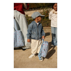 Studio Noos - Puffy Hearts Rucksack | Hellblau