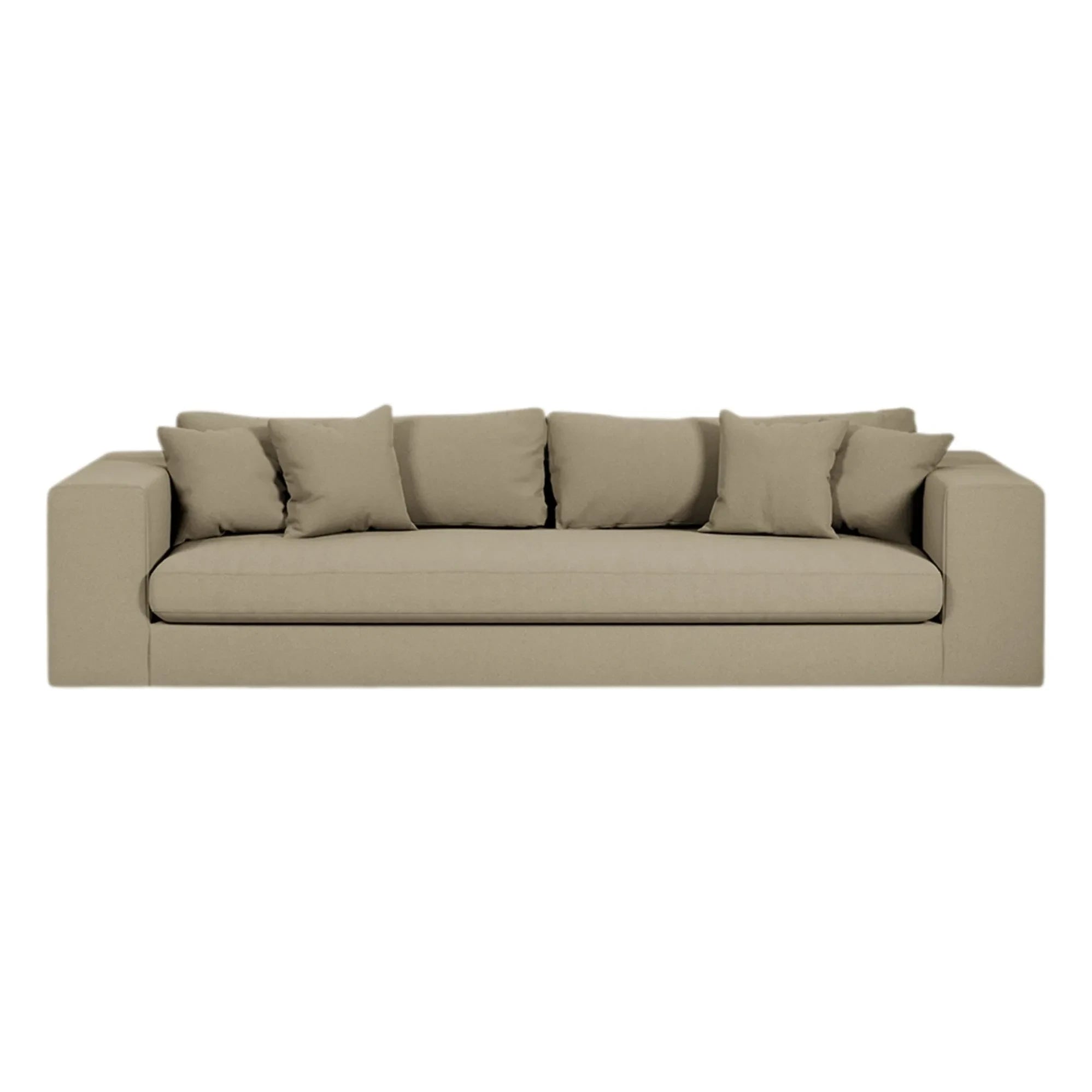 Panac Edition - Bellechasse 3-Sitzer Sofa, Baumwolle und Leinen - 245 cm | Leinen