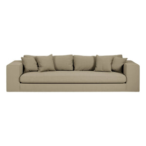 Panac Edition - Bellechasse 3-Sitzer Sofa, Baumwolle und Leinen - 245 cm | Leinen