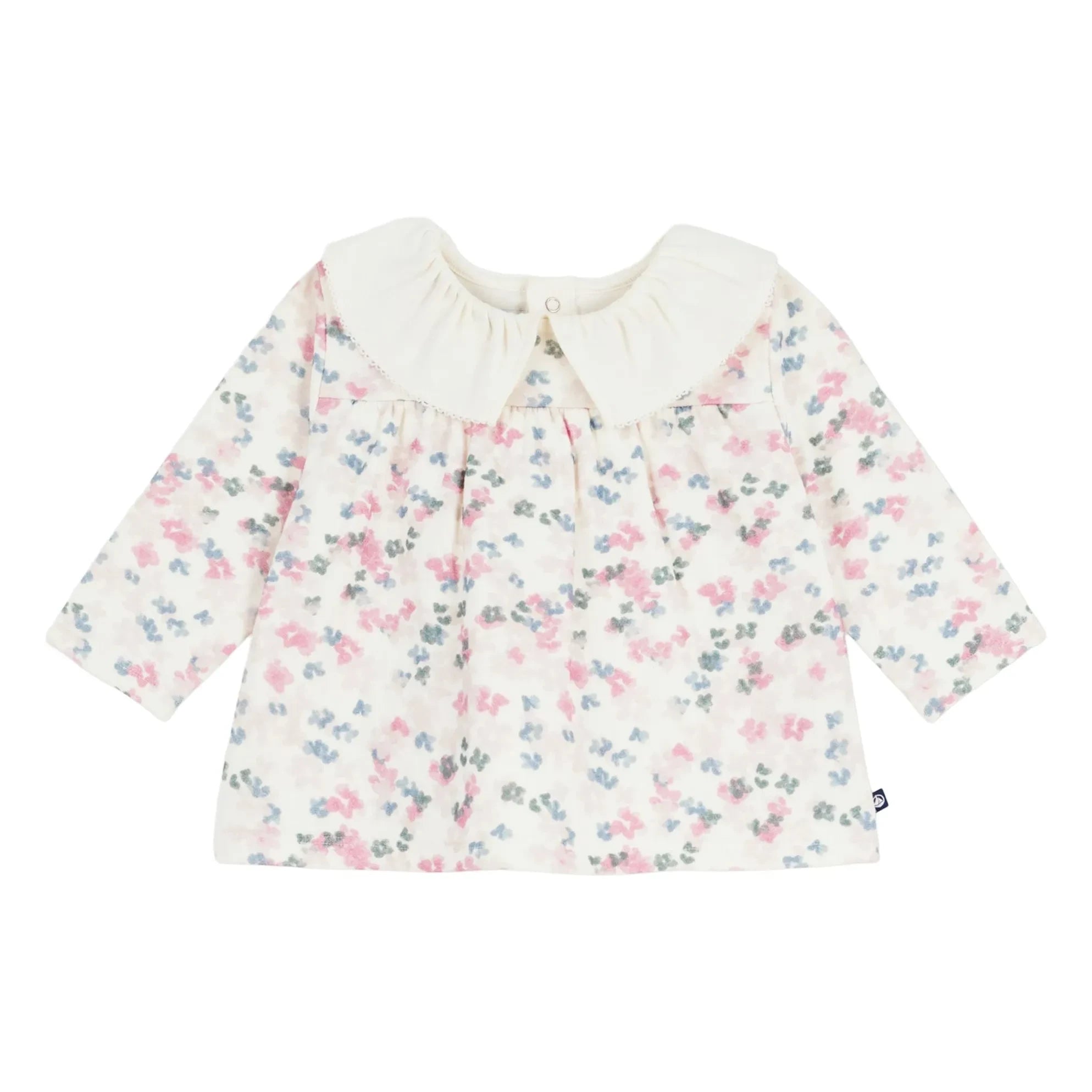 Petit Bateau - Bluse aus Bio-Baumwolle | Ecru