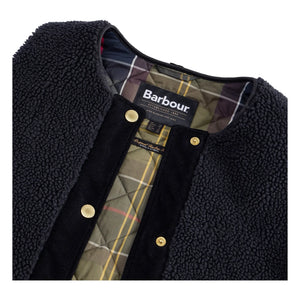 Barbour - Dulsie Shearling Kolsuz Ceket | Siyah
