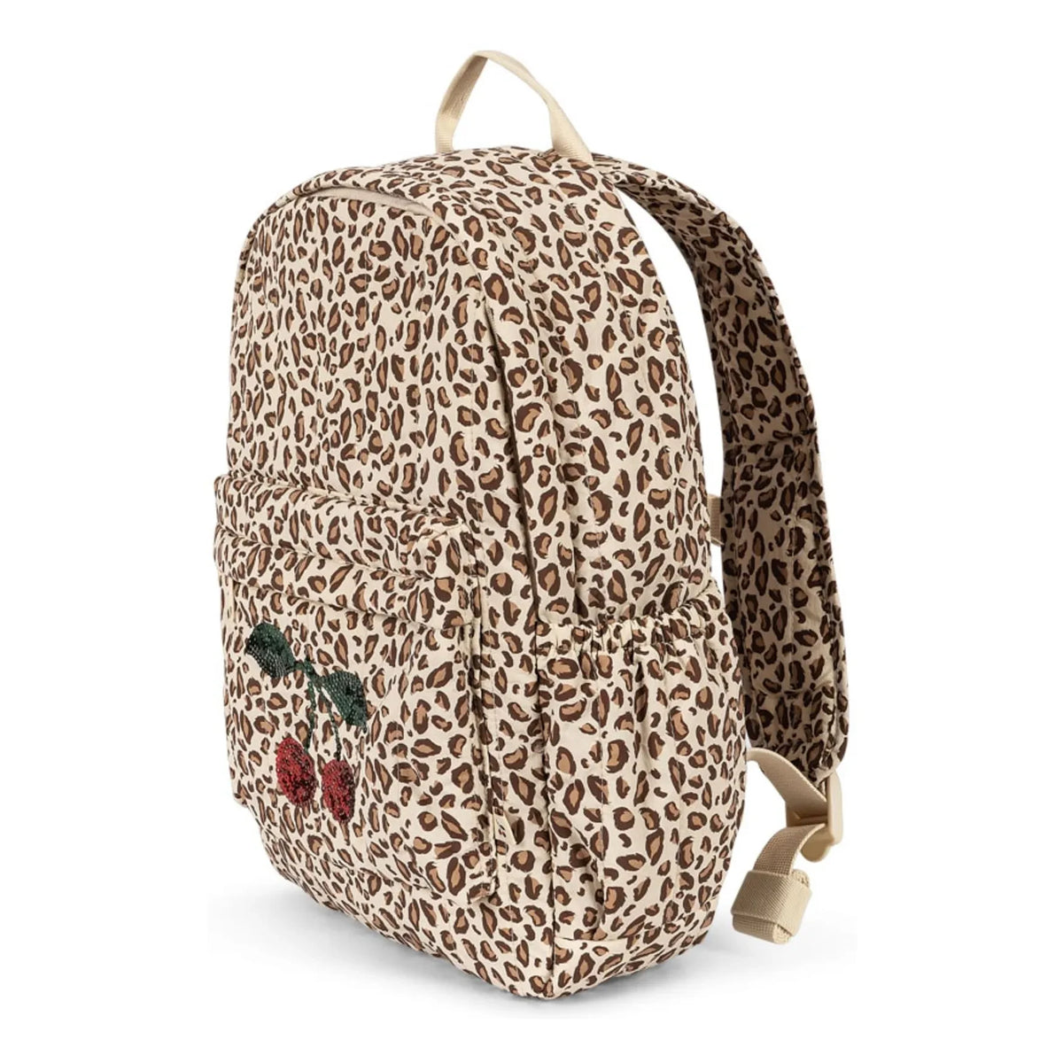 Konges Sløjd - Leoparden-Pailletten-Rucksack | Braun
