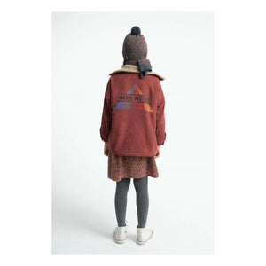Piupiuchick - Here We Go Kadife Organik Pamuk Ceket | Bordo
