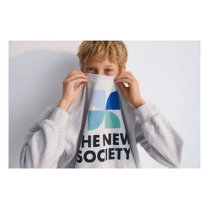 the new society - Sweat Logo Mykonos Baby | Gri melanj