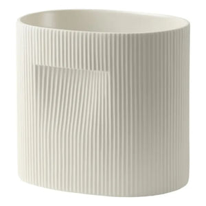 Muuto - Ridge Blumentopf | Gebrochenes Weiß