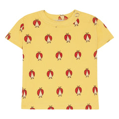 The Campamento - Coccinelles Bio-Baumwoll-Baby-T-Shirt | Gelb