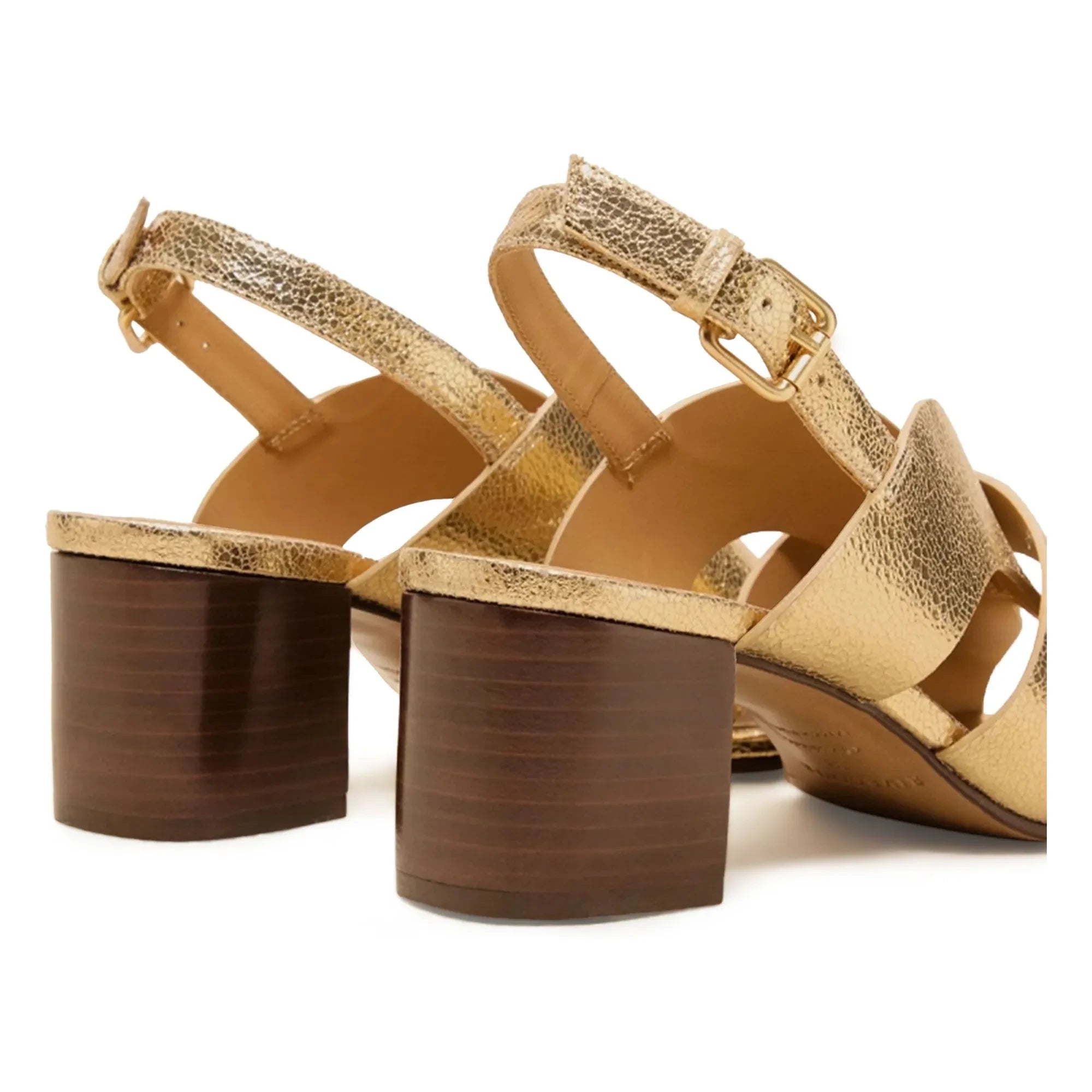 Rivecour - Sandale Nr. 551 Craquelé Leder | Gold