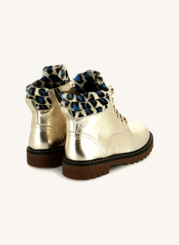 Pom d'Api - Sid Hi Schnürstiefel Metallic | Gold
