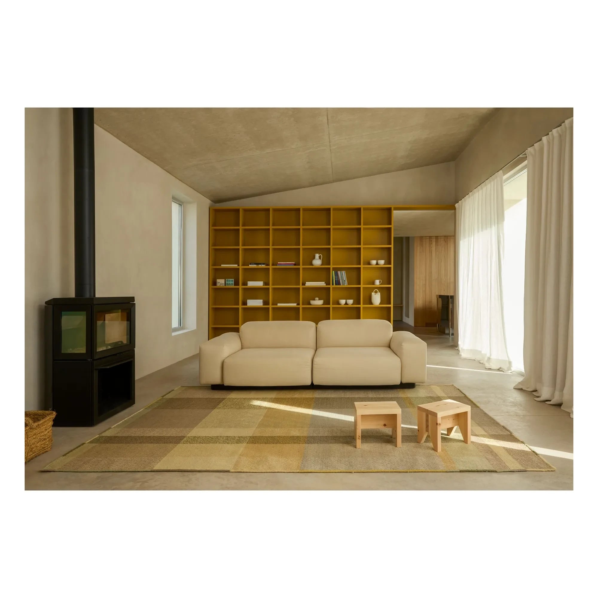 Nanimarquina - Nuance Teppich, Studio Stefan Scholten | Zitronengelb