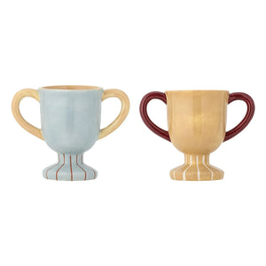 Bloomingville Mini - Kleine Keramiktassen Trophy - 2er Set