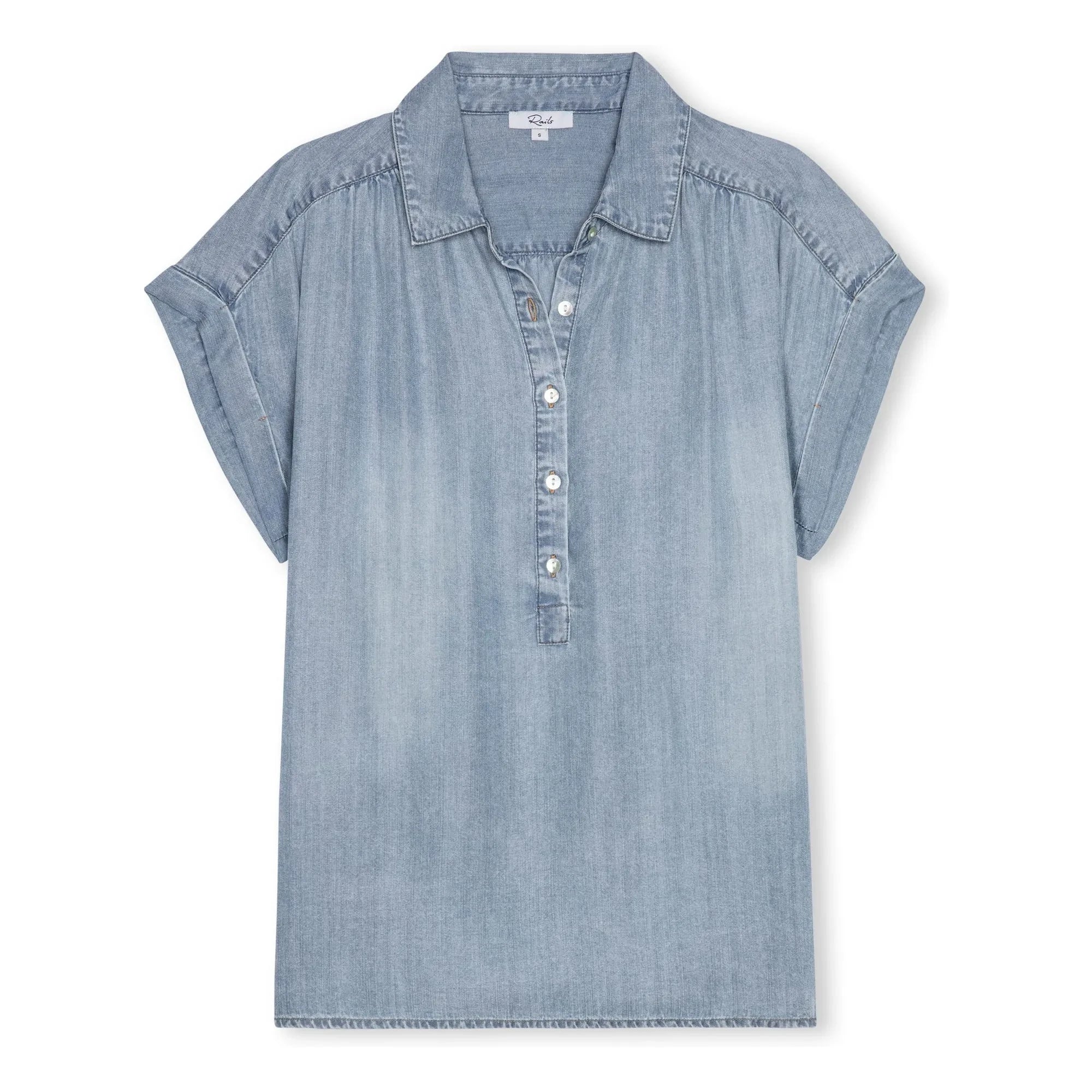 Rails - Tuscany Bluse | Denim Blau