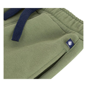 Petit Bateau - Joggerhose aus Fleece | Khaki