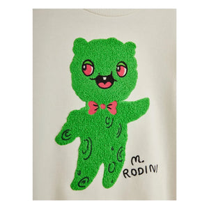 Mini Rodini - Alien Bio-Baumwoll-Sweatshirt | Ecru