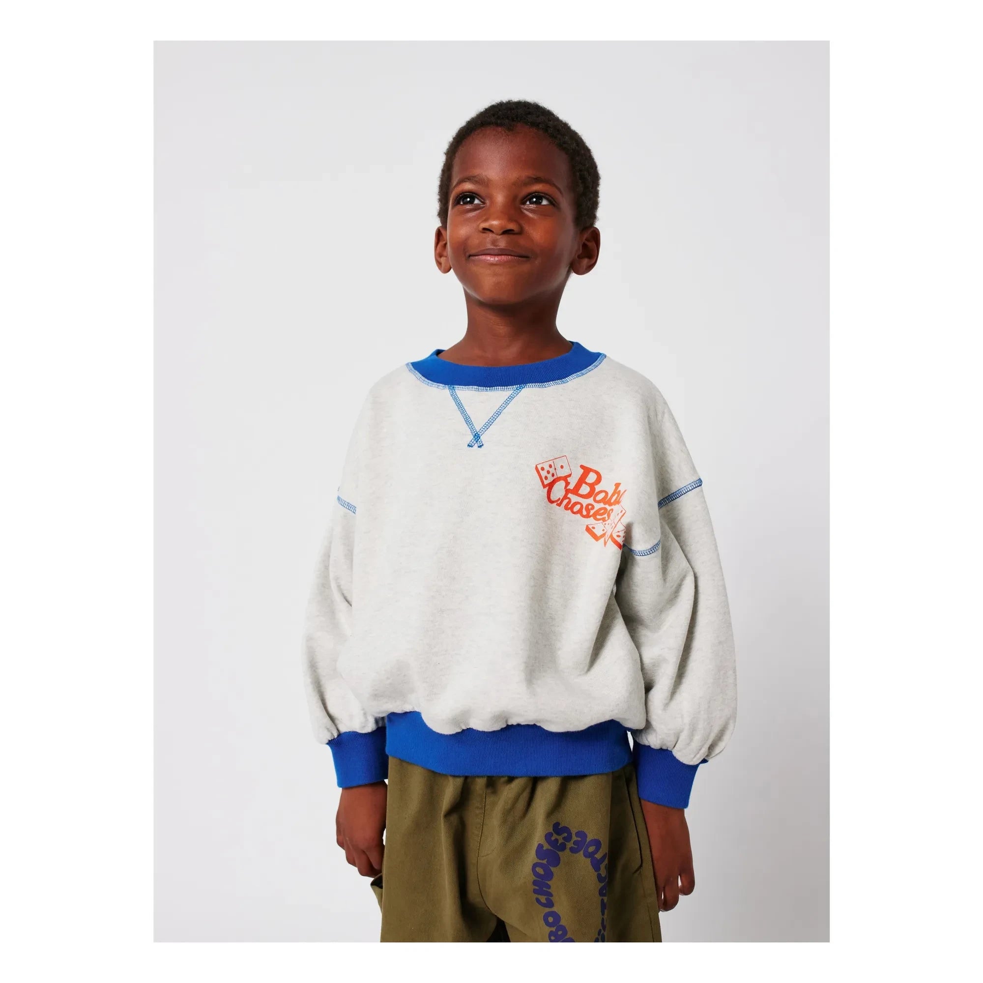 Bobo Choses - Sweat Dice Bobo Choses Bio-Baumwolle | Graumelange