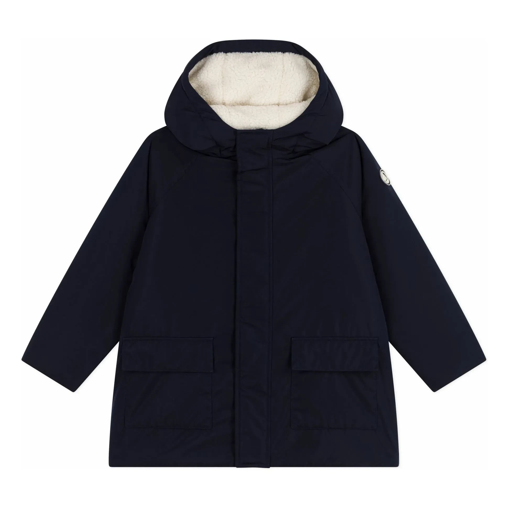 Petit Bateau - Langer gerader Parka | Marine