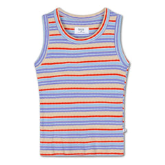 Repose AMS - Gestreiftes Rippstrick Tanktop Bio-Baumwolle | Flieder