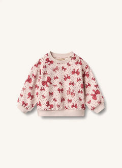 Wheat - Lia Sweatshirt mit Knoten, Bio-Baumwolle | Zuckerrosa