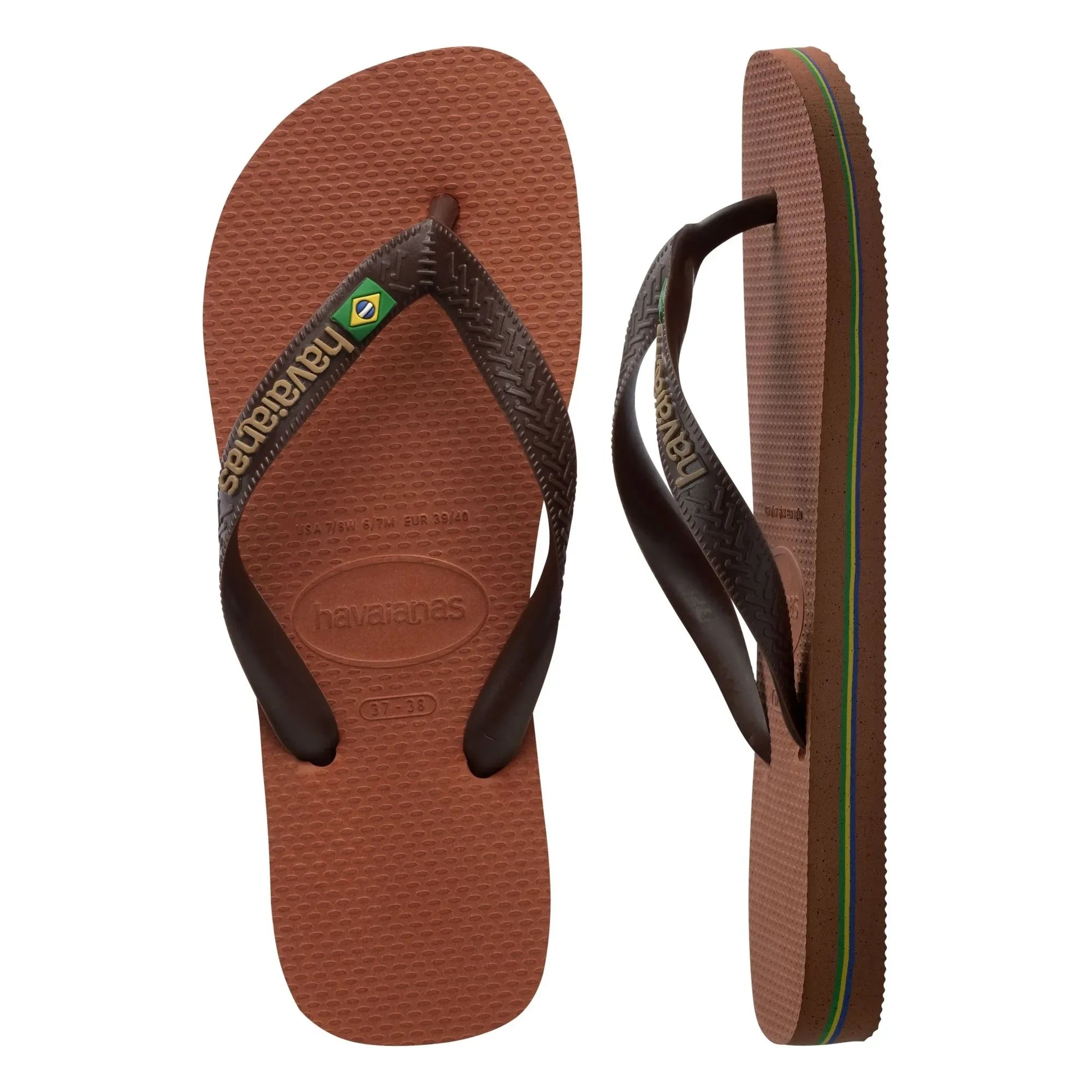 Havaianas - Brasil Logo Zehentrenner | Braun