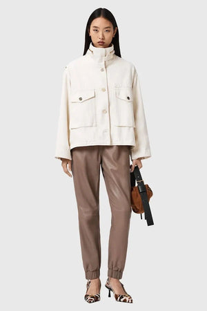 AllSaints JEN Deri Pantolon