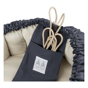 Sebra - 3-in-1 Baby-Pucktuch | Blau